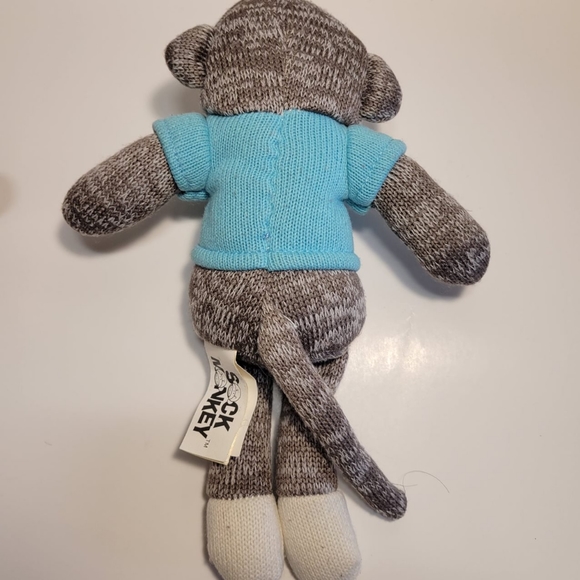 Sock Monkey Double Handle Mug and Sock Monkey Mini Plush - Picture 4 of 6